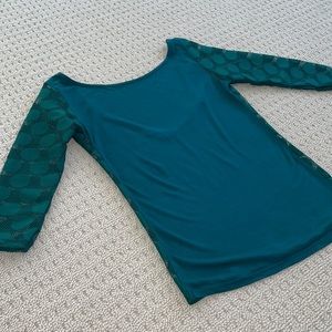 Zara Trafaluc Mesh Back Top NWOT